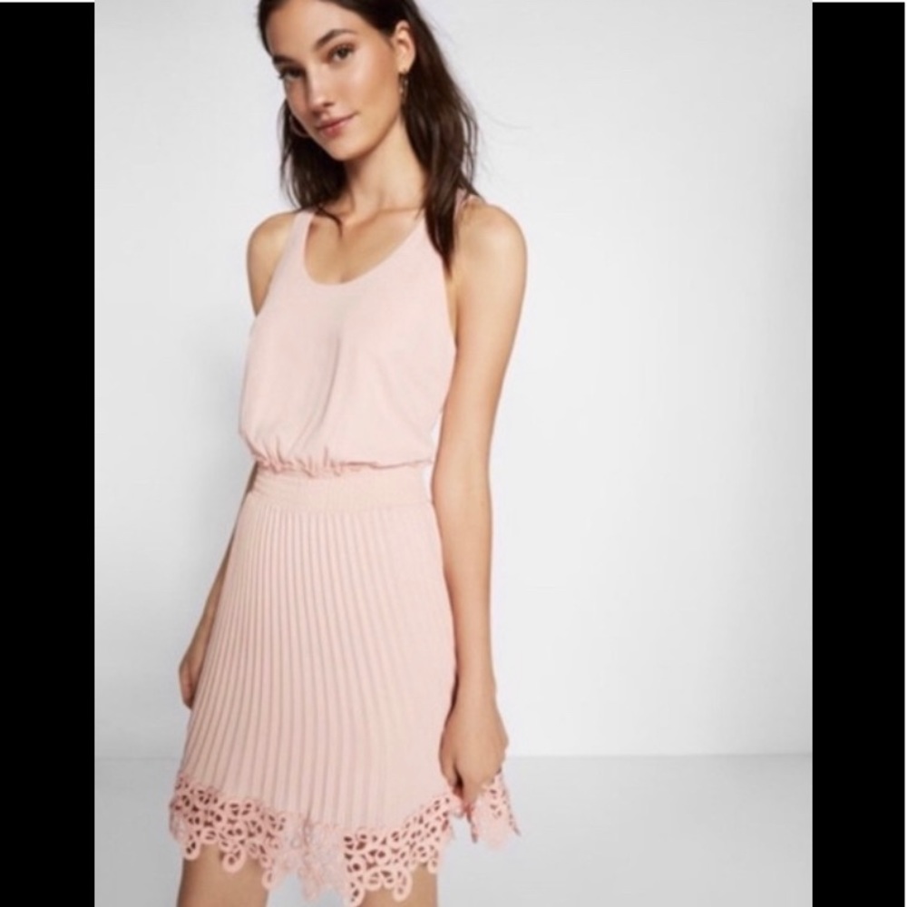 Light pink spring dress